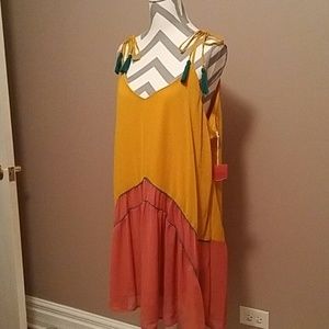 Mossimo spaghetti strap dress with tassels